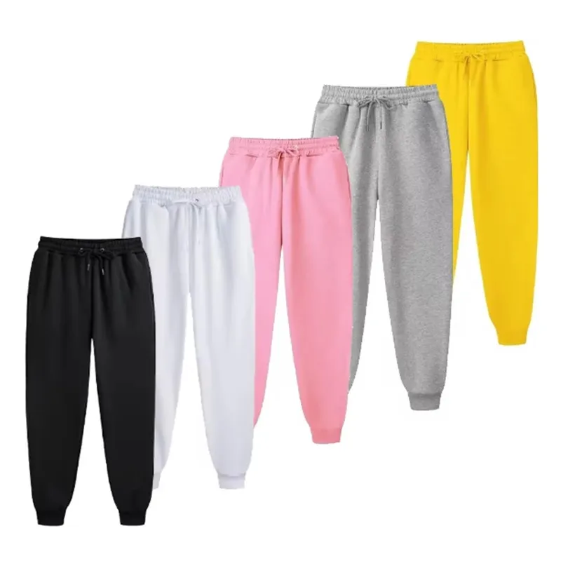 Women Solid Sweatpants Autumn Baggy Fashion Oversize Sports Pants Winter Joggers 2024