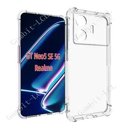 Anti-Falling Case For Realme GT Neo 5 SE Soft Silicone TPU Original Shockproof Back Cover ON GTNeo5SE RMX3700 Neo5 5SE Shell