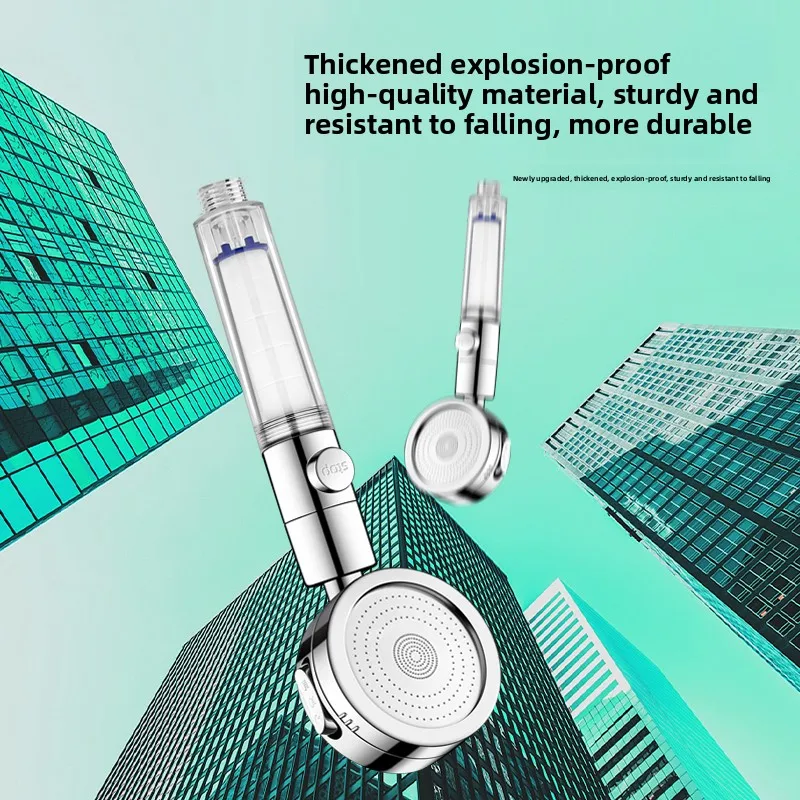 

Universal - Interface Shower Head with Filter Cartridge: Premium Water - Saving & Skin - Caring Solution for Every Home