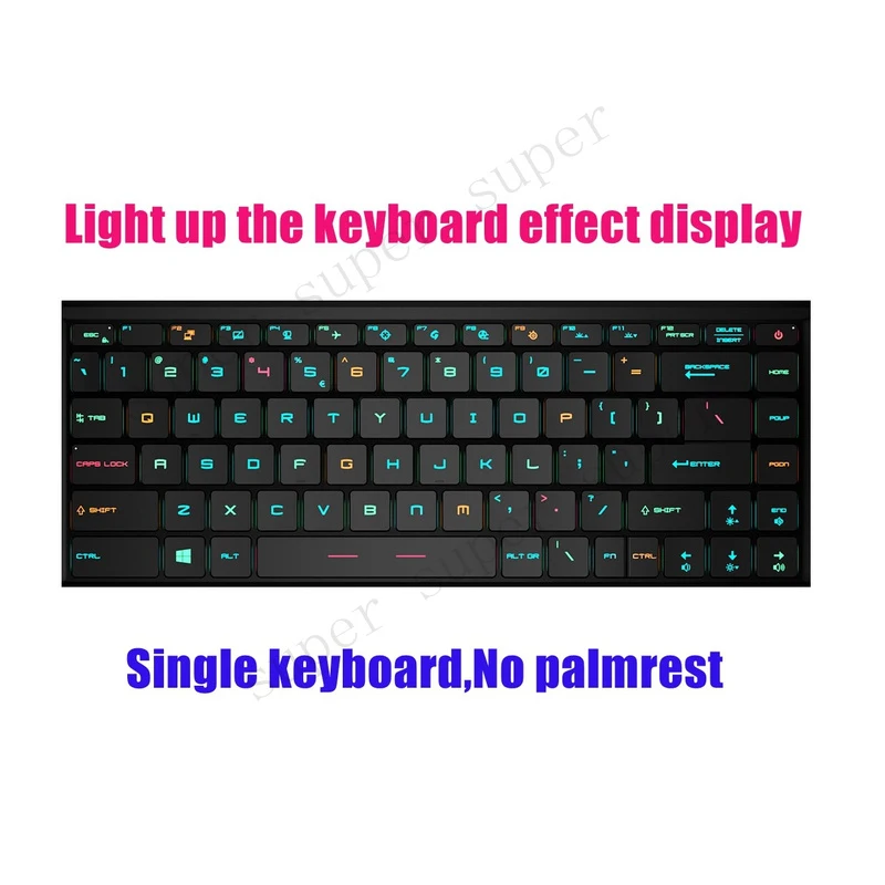 SSS+ US Per Key backlit keyboard for MSI GP66 Leopard 10UE/10UG/10UH(MS-1542)