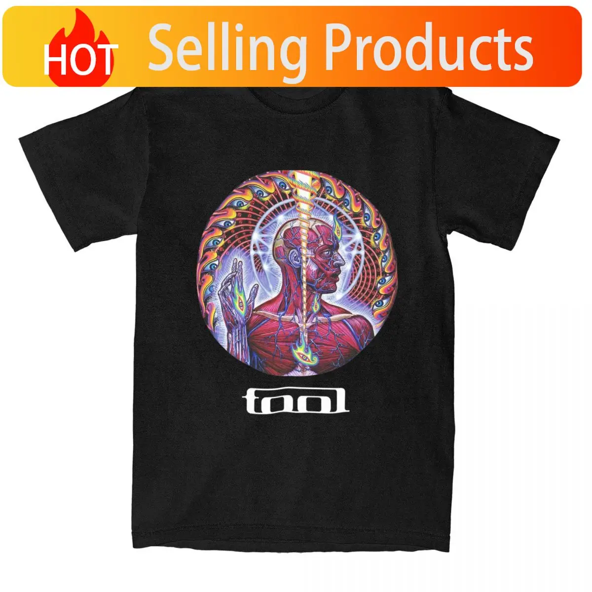 Rock Lateralus Tool Band T Shirts Cool Vintage Streetwear Cotton Short Sleeve Funny Men Women Amusing Harajuku Daily Unisex Tops