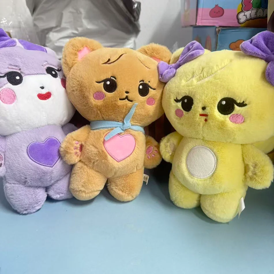 Kawaii Cartoon Stuffed Plush Toys, Rabbit Bear Squirrel Duck Hanging Ornaments, Collectible Fans Gifts