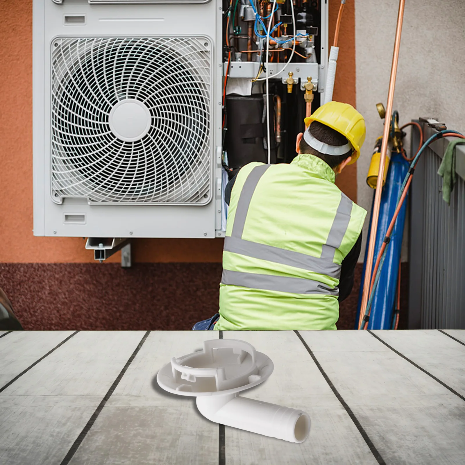 Flexible Drain Hose Connector with 42mm Size for Mini Split and For Window Units Efficient for Water Drainage Applications