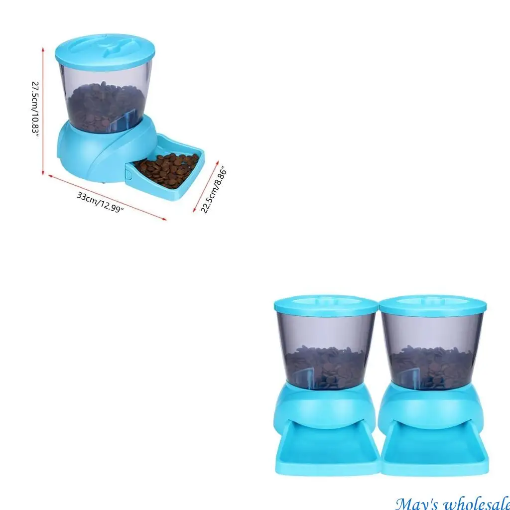 

4.5L Timed Feeder and Dogs Memory Setting Dry Dispenser 448A