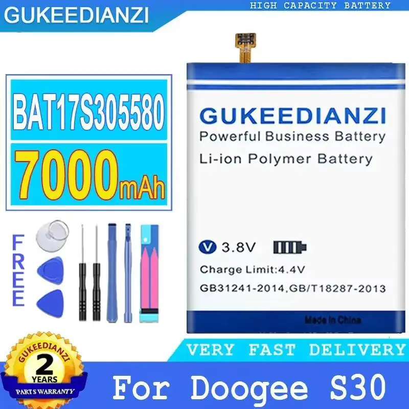 

Для Doogee S30 7000 мАч экологически чистый аккумулятор для мобильного телефона BAT17S305580