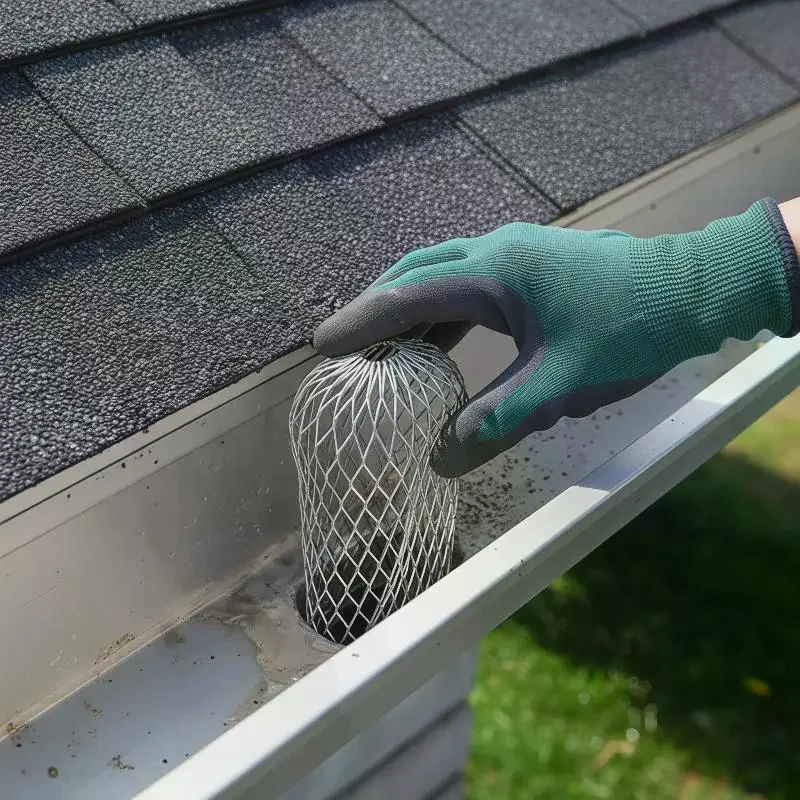Leaf-blocking Filter Gutter Filter Eaves Roof Drainage Pipe Floor Drain Filter Anti-blocking 3Inch Gutter Cleaning Accessories