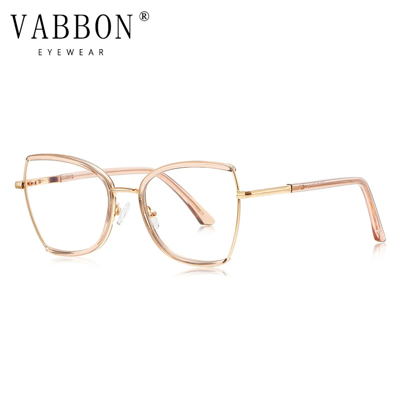 Vabbon Высококачественные модные женские ультра-прозрачные Tr с большой оправой и защитой от синего света, очки по рецепту, очки для чтения при близорукости, фотохромные очки 3158