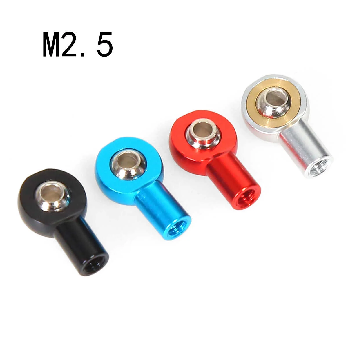 M2.5 Universal Metal Ball Joint Connector Rod with Metal Ball Head for Fixed-Wing RC Aircraft, RC Cars, RC Boats and Robots