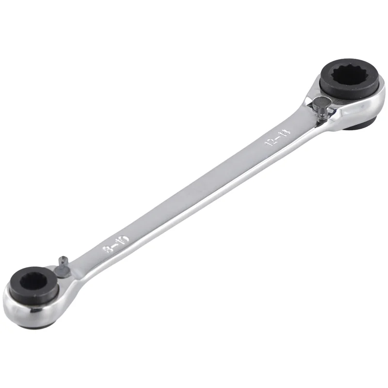 

ALIM-Ratchet Wrench Double End Ratchet Wrench Four-Purpose Ratchet Wrench Auto Repair Multi-Purpose Wrench 8*10-12*14Mm