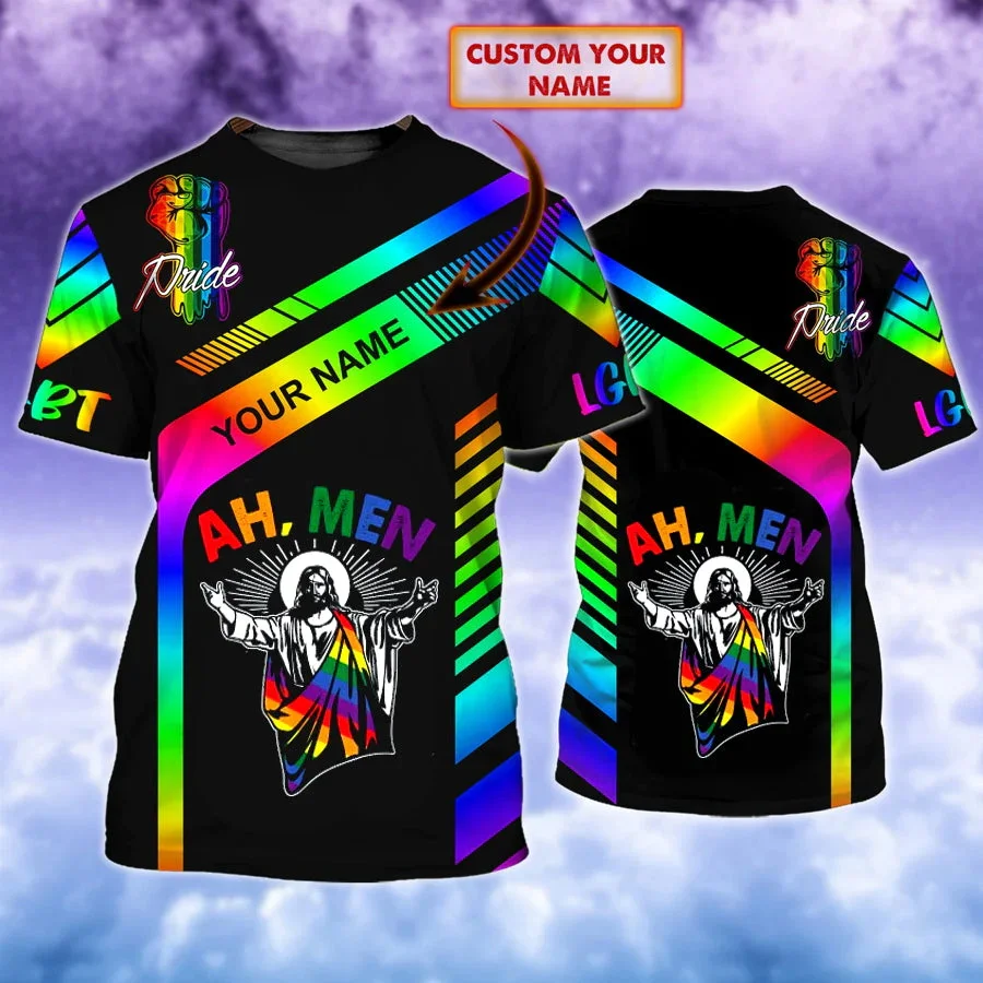 Popular Music Men's T Shirt Personalization Name Custom Print Tees Casual O-neck Short Sleeve Loose Tops Fashion Trend Clothing