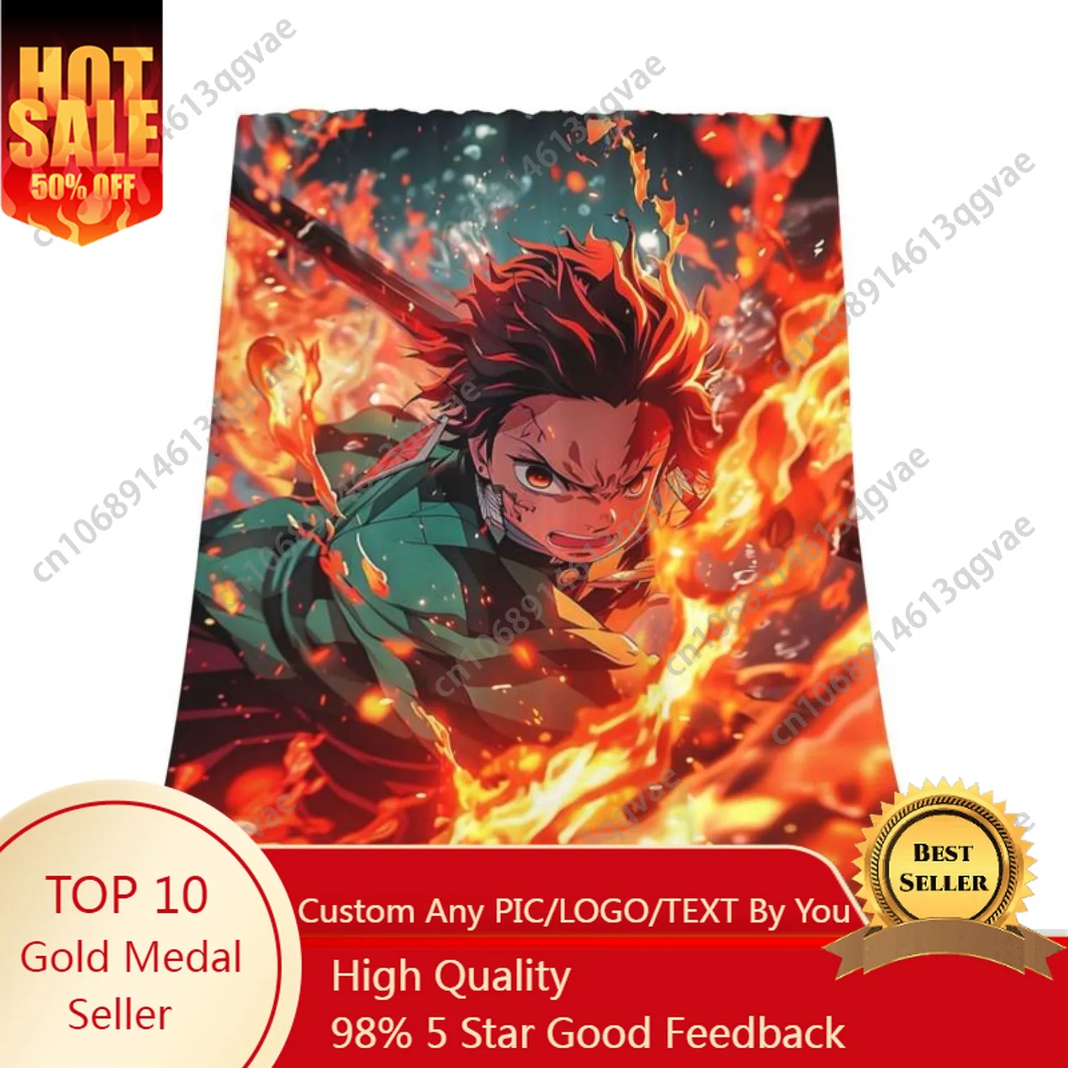 

FRANALA Anime Throw Blanket Soft Cozy Plush Lightweight Warm Fuzzy Flannel Blankets for Women Men Couch Sofa Throws 60x40 in