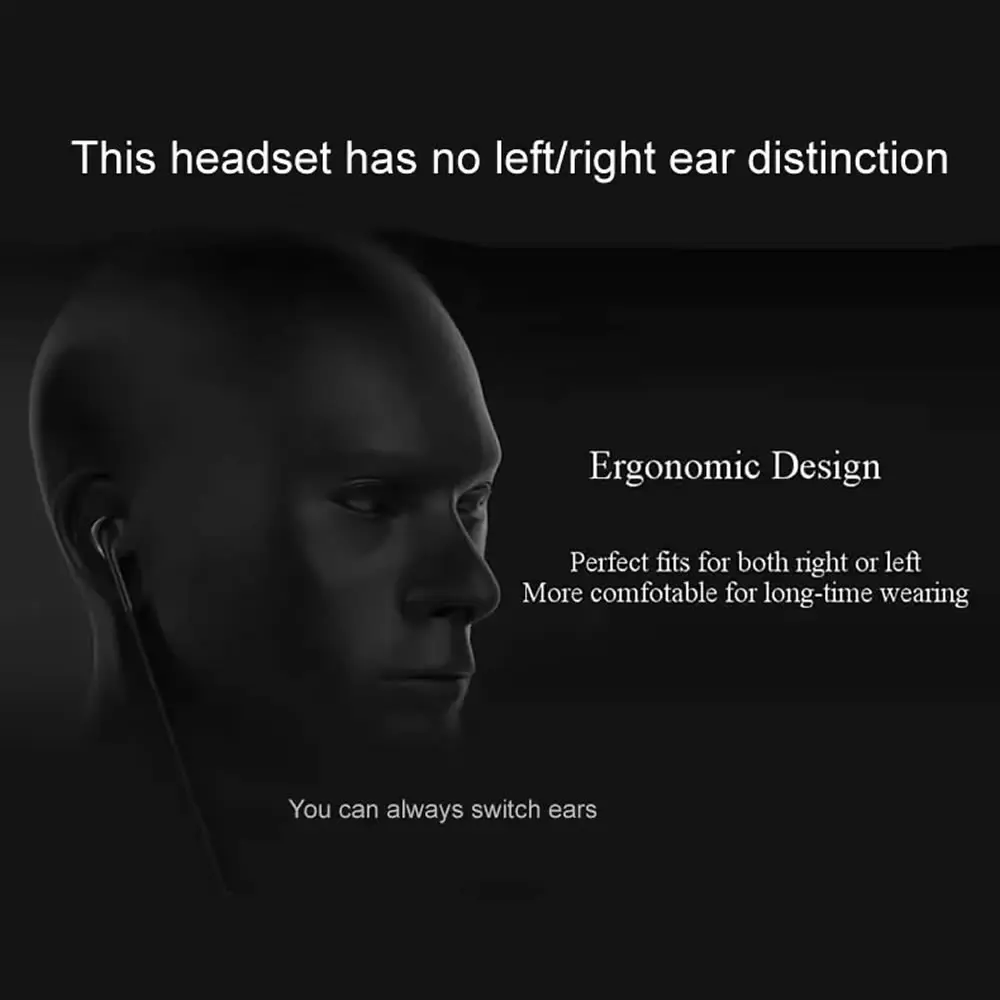 3.5mm/Type-c Wired Earbuds in Ear Wired Earphones with Mic One Side Earplugs Soft Silicone Single Earphone for Smart Phones MP3