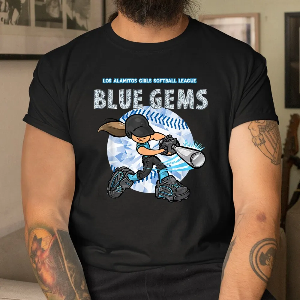 Haunt Reaper Men T Shirt Blue Gems Softball Shirt T-shirt Graphic Tops Breathable S-6XL