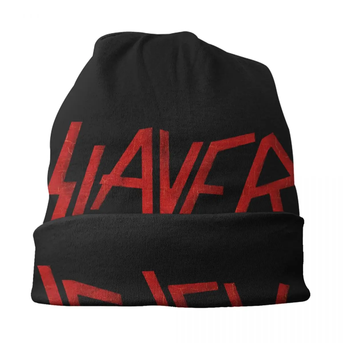 Personnalisé Heavy Metal Rock Slayers Lettre Skullies Bonnets Casquettes Streetwear Hiver Hommes Femmes Tricot Chapeau Unisexe Adulte Bonnet Chapeaux