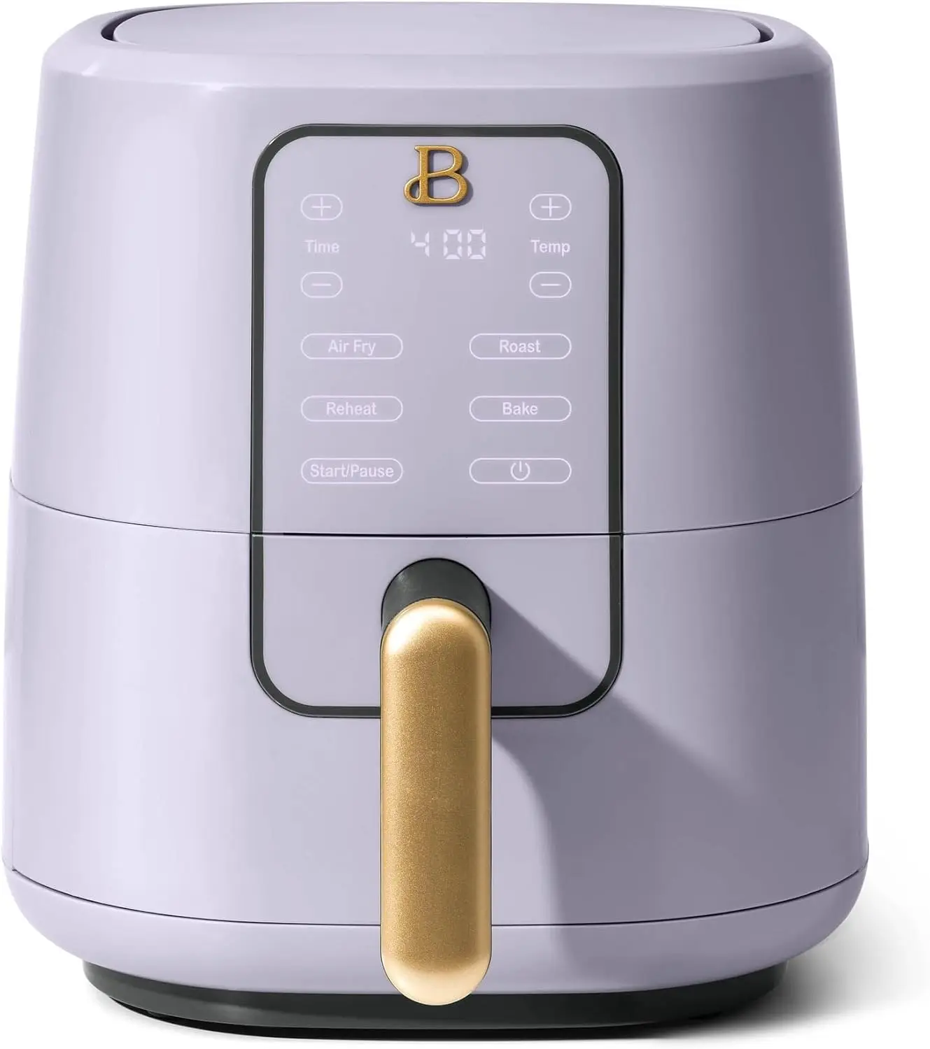 Beautiful  3-Quart Digital Air Fryer, TurboCrisp Technology, 4 Presets, 170°F-400°F, Non-Stick, Dishwasher Safe, 1200 Watt. (Lav