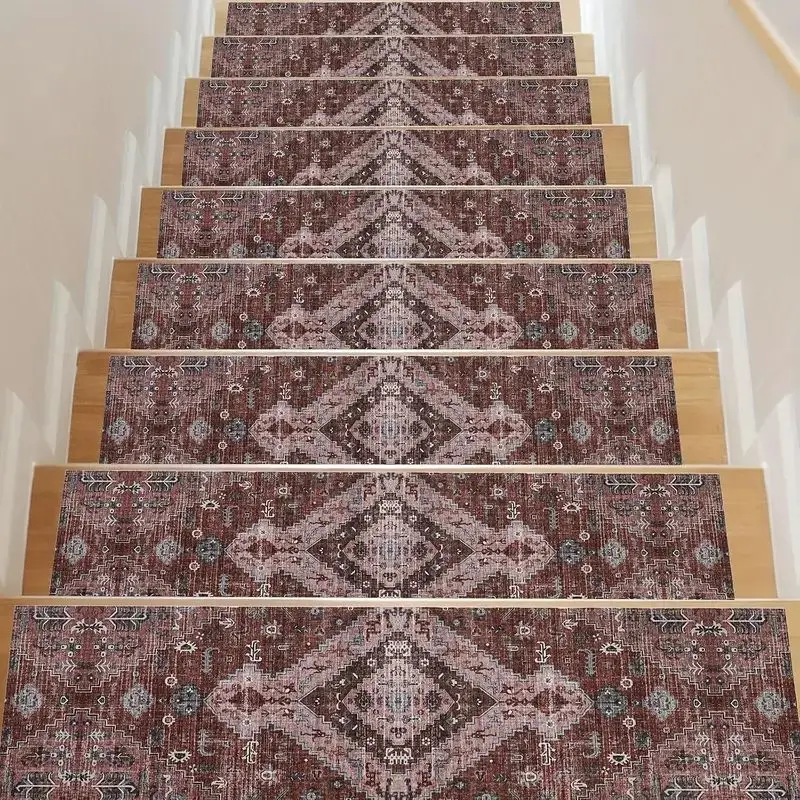 VIKAMA Staircase Treads, Steps Safety Stair Mats Anti-Slip Diatomite Carpets For Children And The Elderly Home Decoration Items