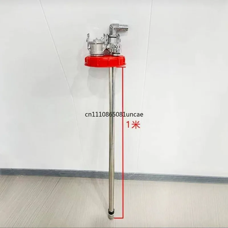 Ton Barrel Upgraded Quick-release Refueling Port Ventilation Valve 360 ° Rotary Joint Ton Barrel Cover with Stainless Steel Tube