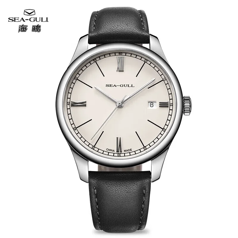 Seagull 2024 Men Fashion Mechanical Watch Business Automatic Wristwatch 316L Steel Luminous Designer Clock Reojes De Hombre 6073