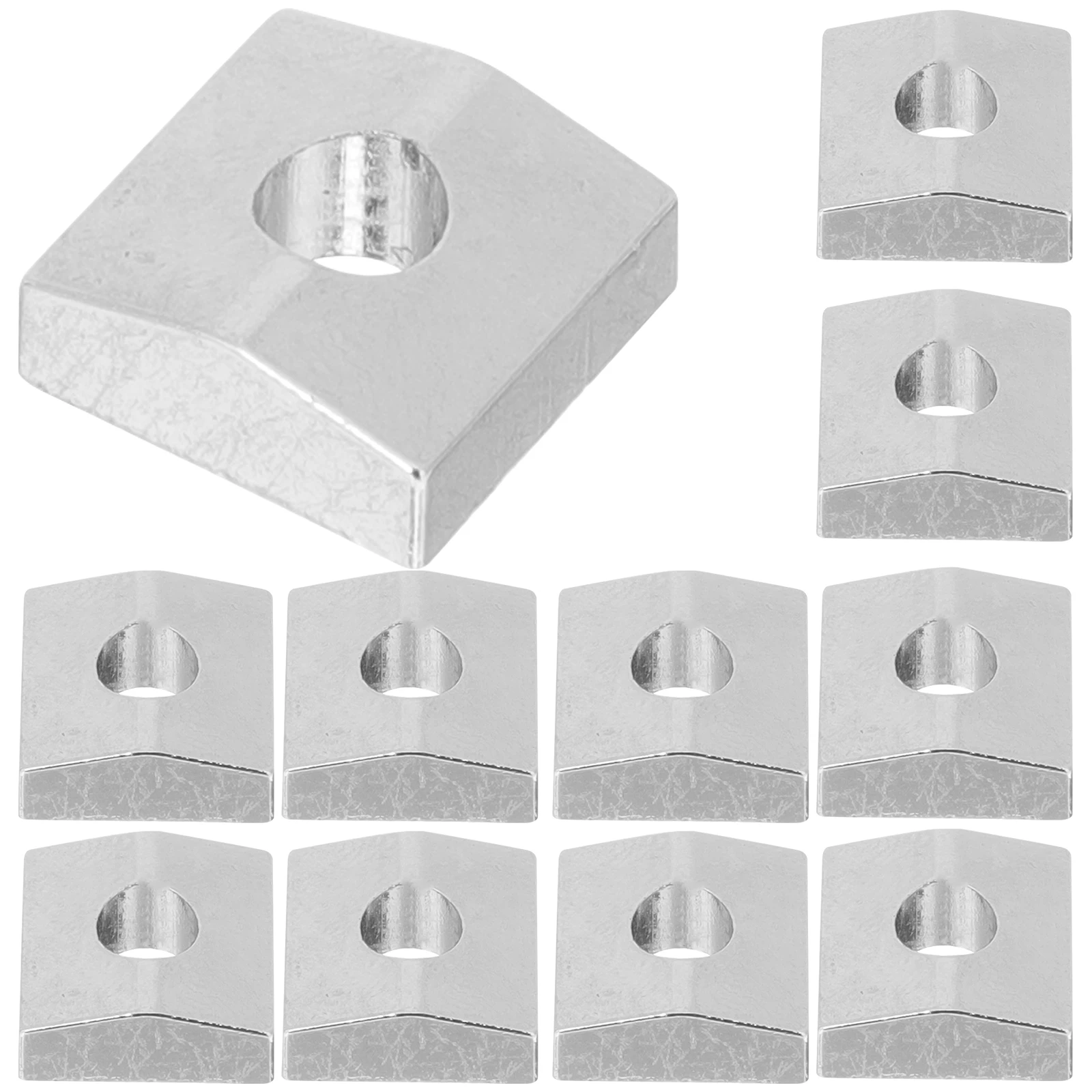 

15 Pcs String Lock Accessories Guitar Parts and Locking Nut Electric Blocks Clamp Metal Buckle Component