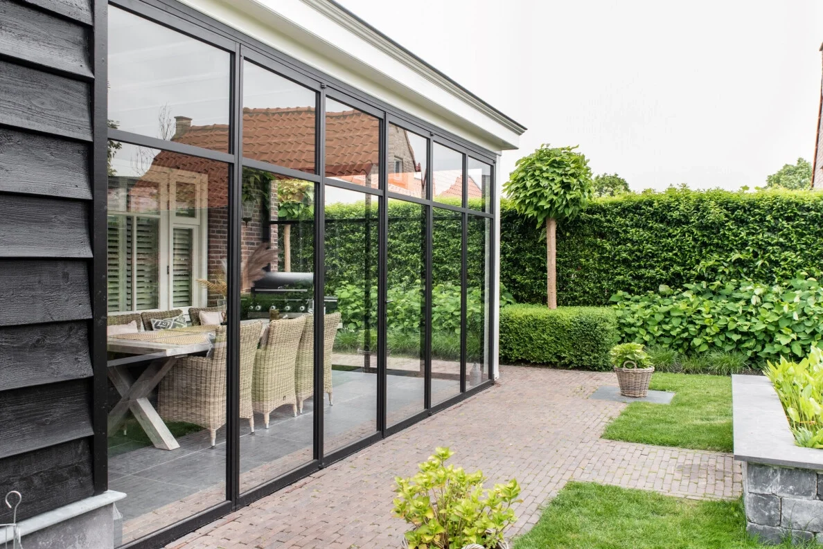 Dn Aluminium Deur Patio Accordeon Deur Balkon Schuifglas Bifold Vouwdeuren Custom Kleur Aluminium Profiel