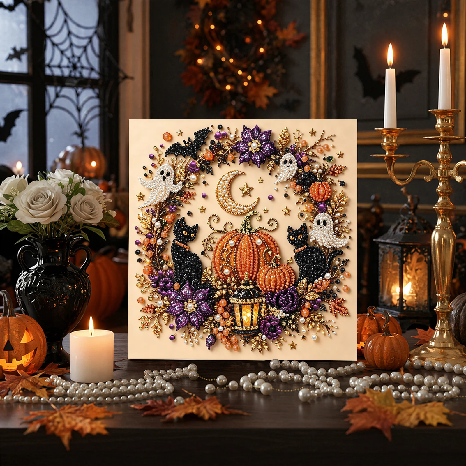 Halloween Perlenmalerei-Set mi – Resin Art Frame Bewertung und Preis