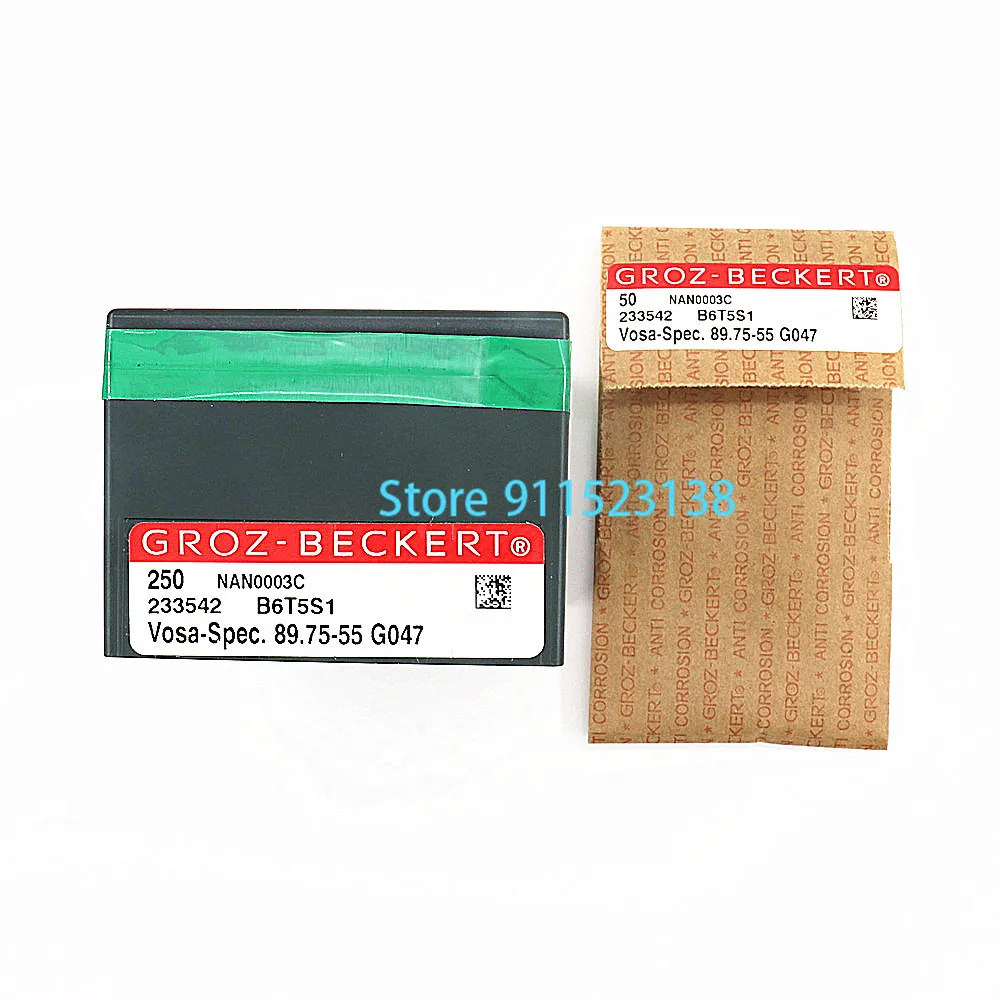 

250 Pcs Genuine Groz-Beckert Knitting Needles Vosa-Spec. 89.75-55 G047 For SHIMA SEIKI Chinese Knitting Machine 14G Needle