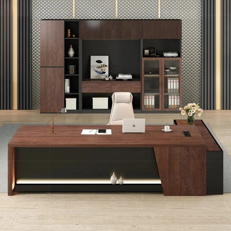 

Угловой офисный стол для хранения, напольный компьютерный стол в европейском стиле, современная мебель, стол с ящиками для хранения под столом