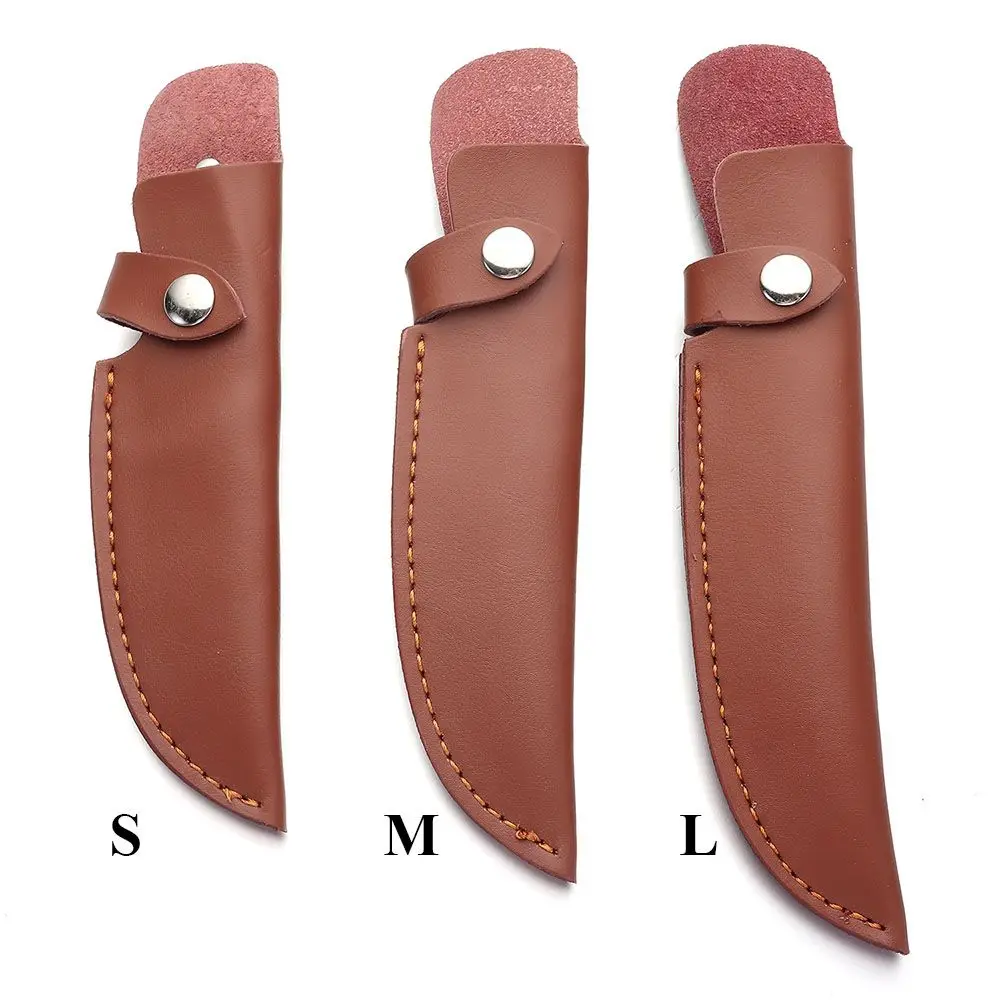 Outdoor Equipment Pocket Hunt Leather Sheath Holder Belt Loop Case Flashlight Case Fold Knife Tool Camp Outdoor Carry view 6