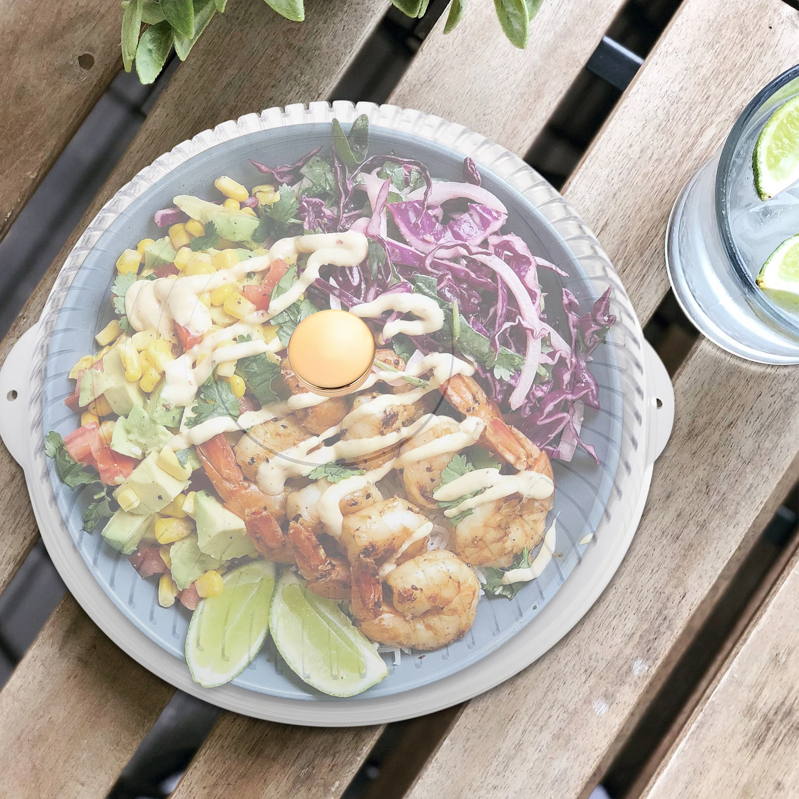 

1Set Food Cover Breathable Dish Cover Food Preservation Tray Kitchen Storage Serving Tray Home Use Dust Insect Proof