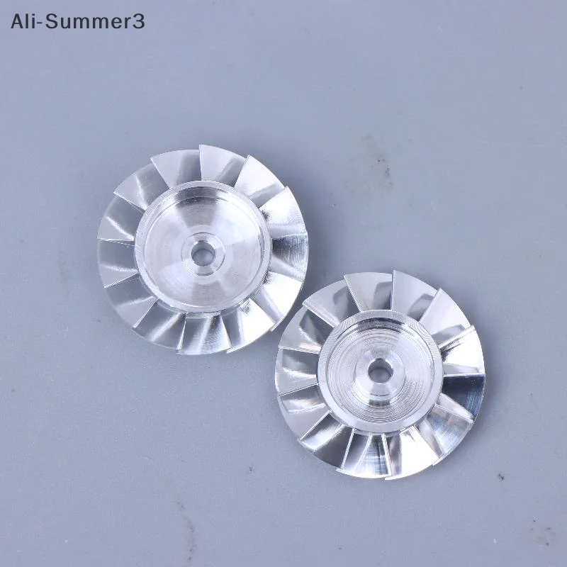 1 Buah Bilah Kipas Saluran CNC Presisi Tinggi 3mm Lubang 26.8/27.0mm Aluminium Untuk Pengering Rambut Kecepatan Tinggi 100000RPM