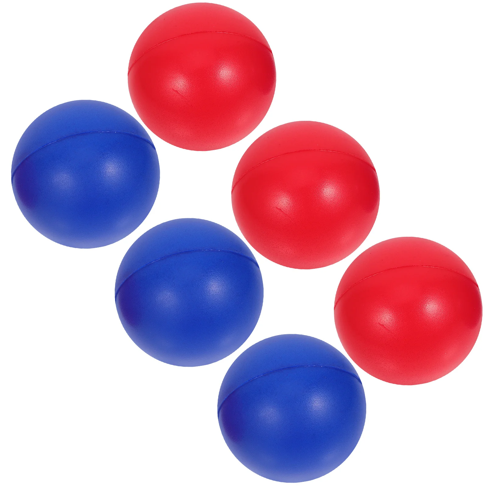 6Pcs Beach Paddle Ball Replacement PU Soft Small Colored Balls Outdoor Training Game Practice Hand Eye Coordination