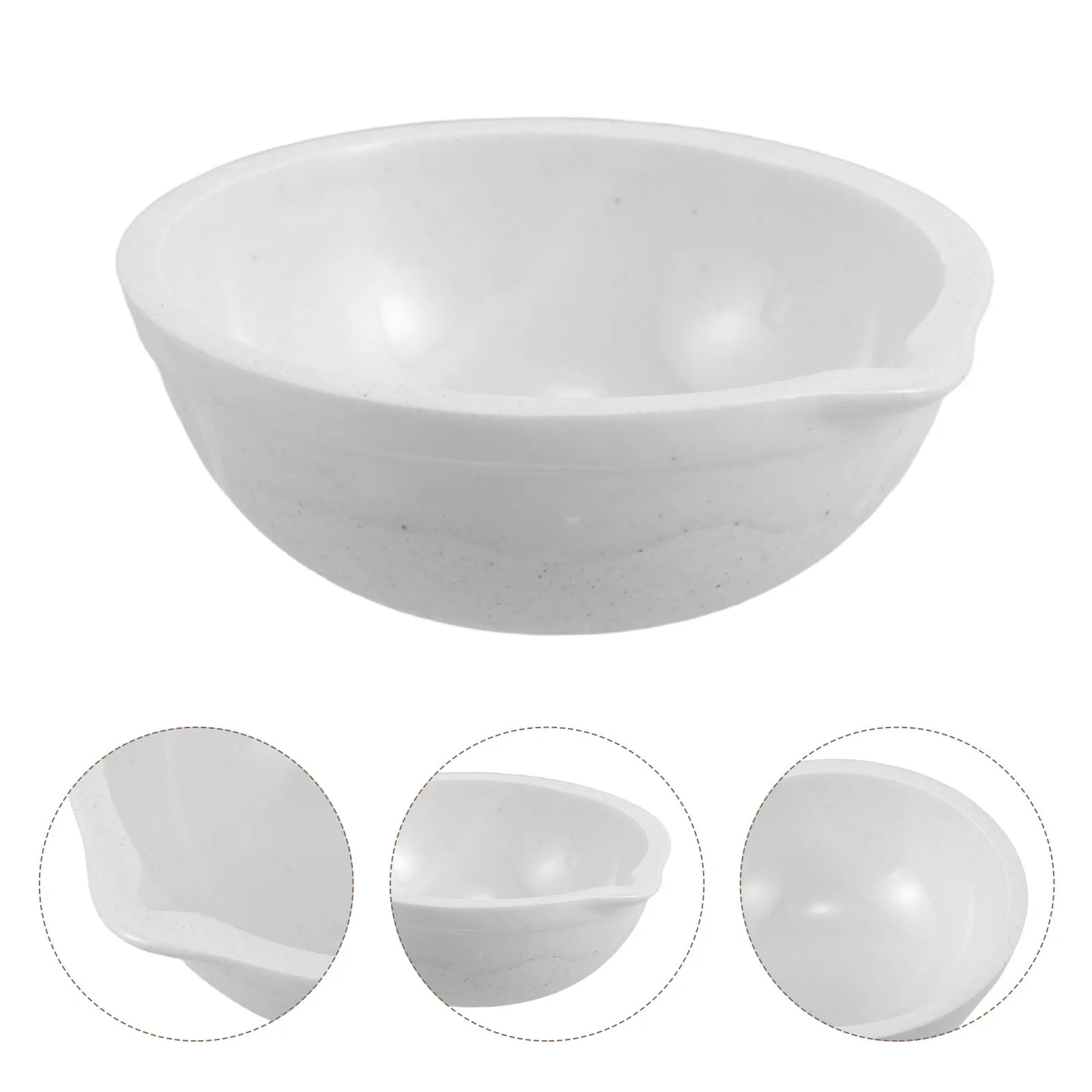 

2Pcs Round Ceramic Evaporating Dishes Durable Lab Bowls Easy to Clean for Chemistry Experiments School Science