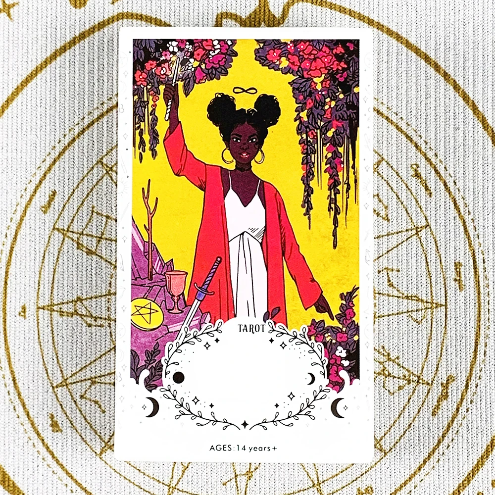 

New Spanish Tarot Cards Leisure Entertainment Card Family Gathering Divination Deck Board Playing Game Halloween and Christmas