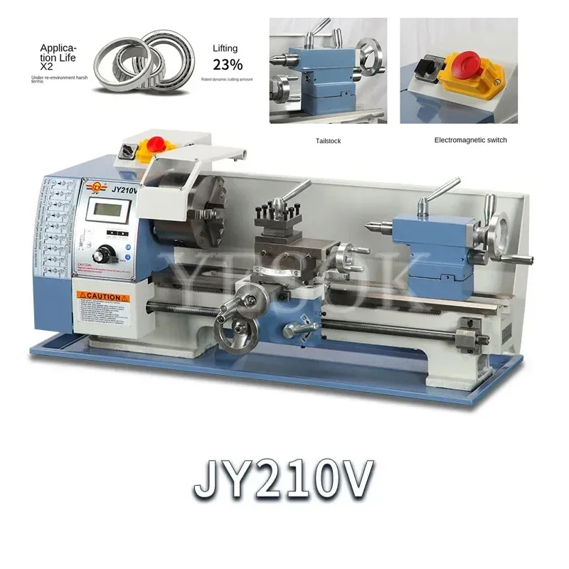 

Machinery Metal Processing Lathe JY210V -400 Small High Precision Multifunction Home Woodworking Lathe Drilling Milling Machine