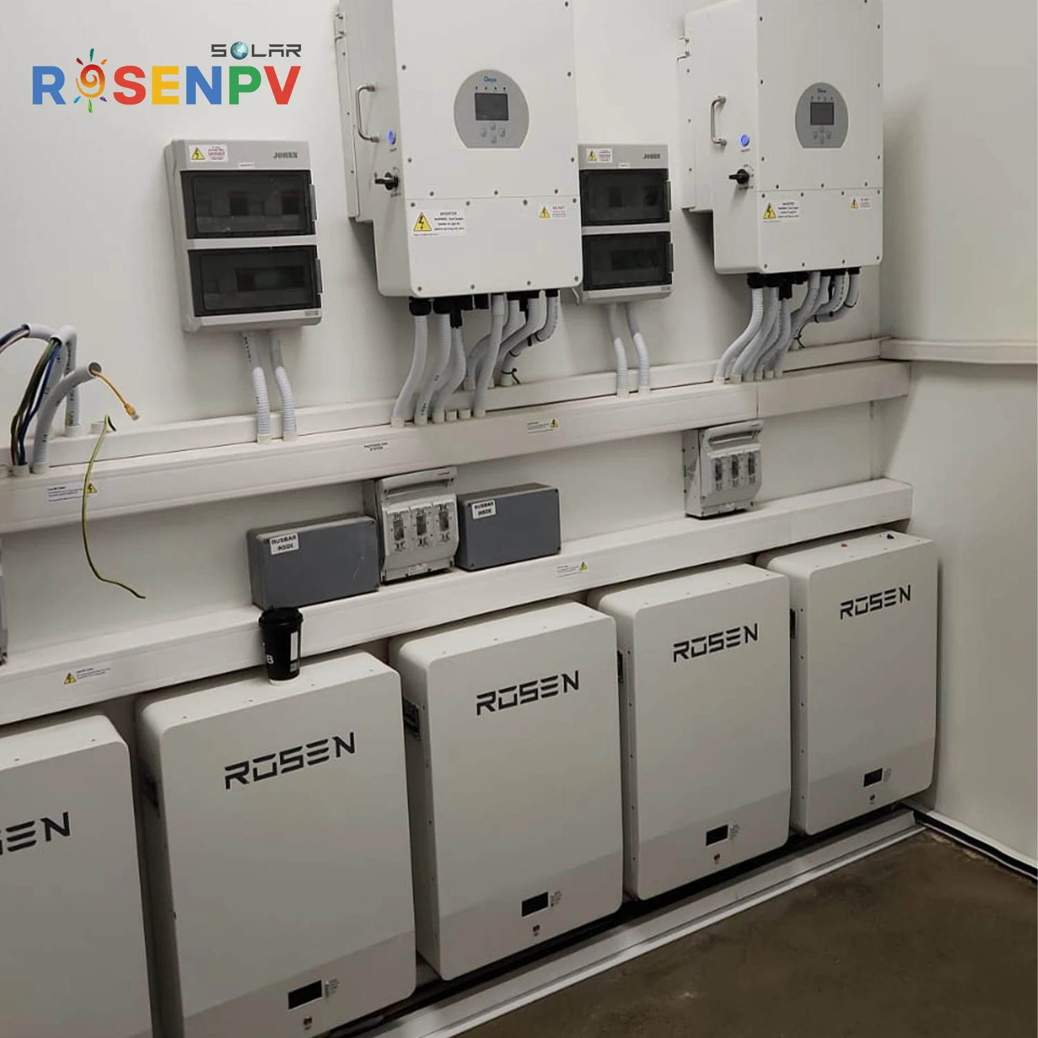 Bifacial Solar Panel System Energy Storage Lithium Ion Battery 10kw 20kw Solar System