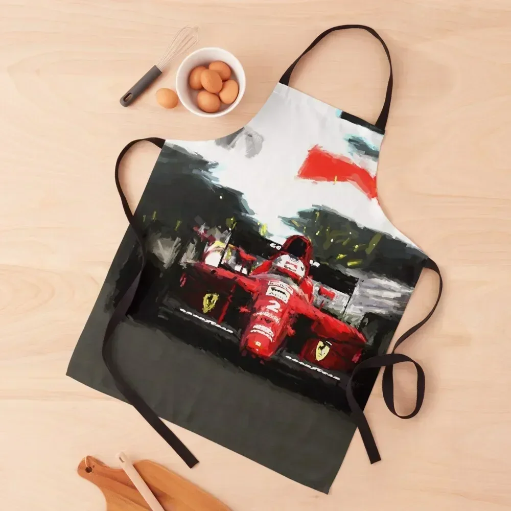 

Nigel Mansell - Red Win Apron Customizable Things For The Home Ladies Christmas gift Apron