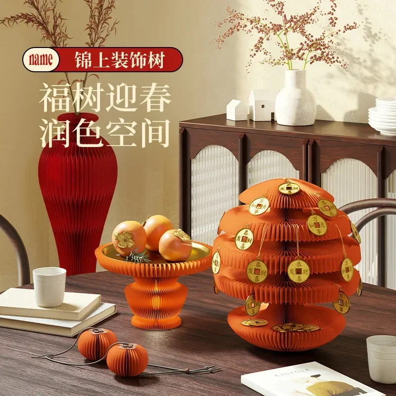 Cash cow lucky ornament, creative desktop decoration, new Chinese style, living room office store