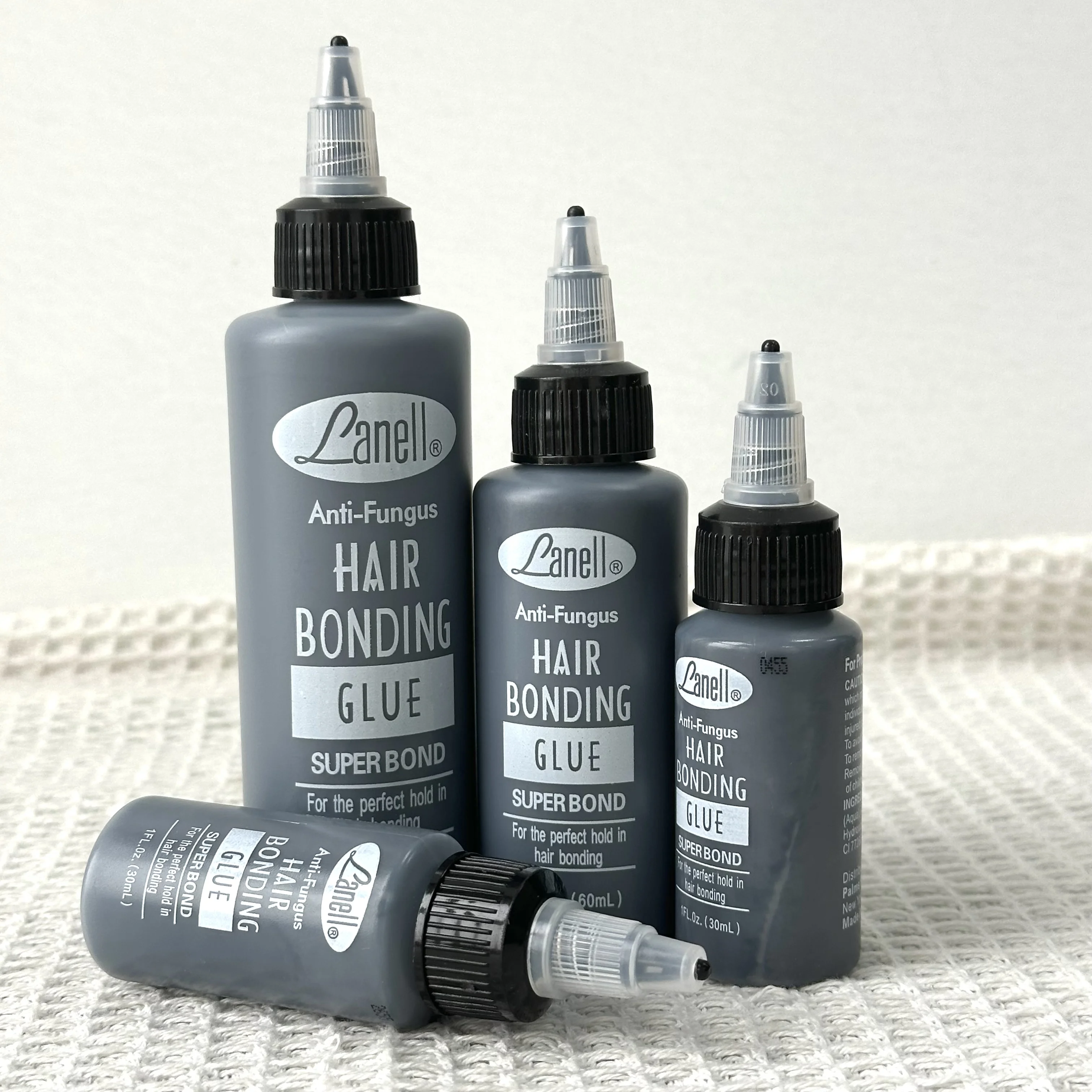 1 garrafa 1/2/4oz lanell cabelo preto tecelagem bond anti-fungo cola de ligação de cabelo cola de cílios cola de peruca cola de cabelo