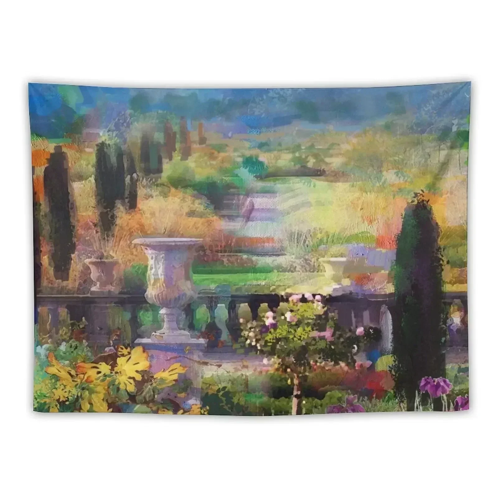 

Italian Garden Tapestry Tapete For The Wall Room Decore Aesthetic House Decoration Tapestry