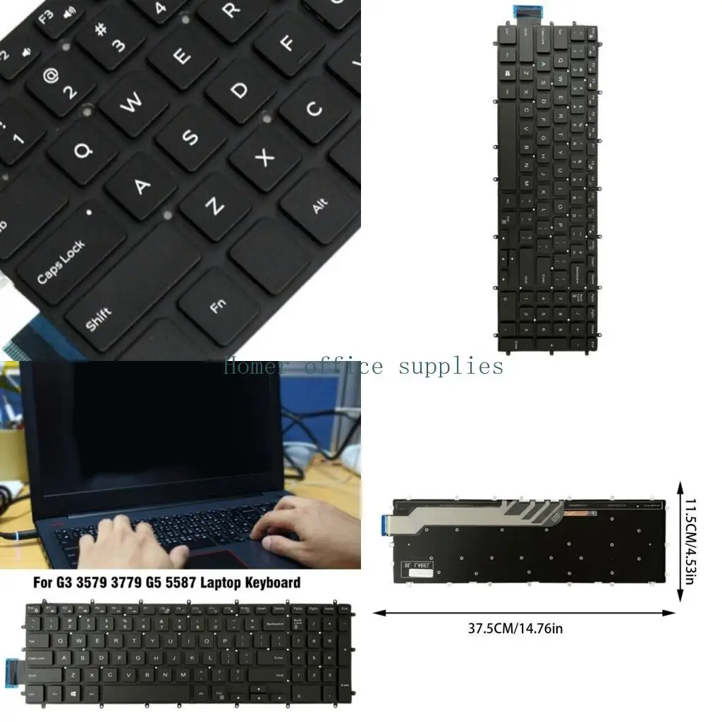 

K43B Сменные клавиатуры с бесшумным набором текста без подсветки для моделей ноутбуков G3