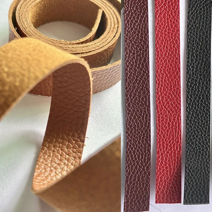 4.5Meters Long DIY Crafts Leather Strap Wide Leather Craft Strips DIY Pet Collars Traction Ropes Belts Keychains Watch Straps