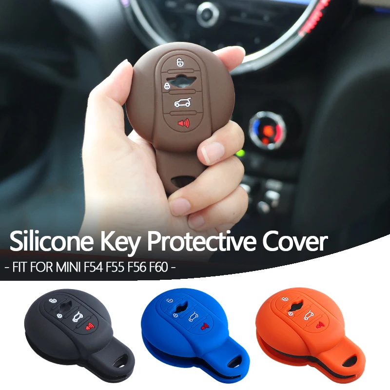 1PC Silicone Car Ke…