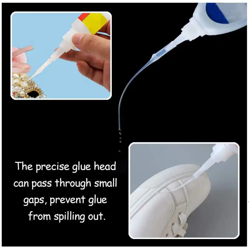 50pcs Universal 502 Instant Super Glue Dropping Tube Nozzle Lengthened Needle Tube Bottle Cap Catheter Dropper Adhesive Tool