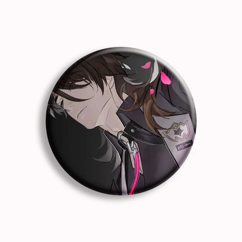 Game Honkai Star Rail Gallagher Button Pin Creative Ctue Game Character Brooch Badge Bag Coat Accessories Fans Friends Gift