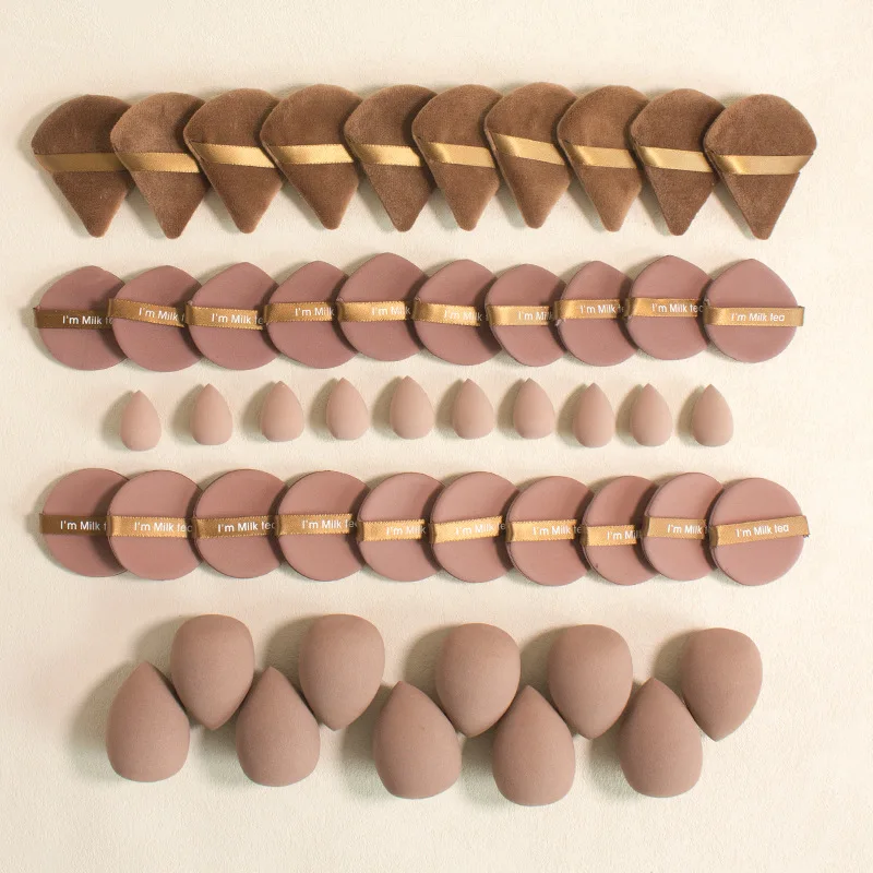 

50 шт., спонж для макияжа, косметический блендер для безупречного нанесения макияжа и косметических товаров