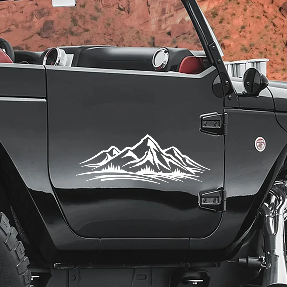 Наклейка Горы 20х8 см, Mountains Waterproof Car Sticker Decal for Bumper,Window,Laptop,Motorcycle view 4
