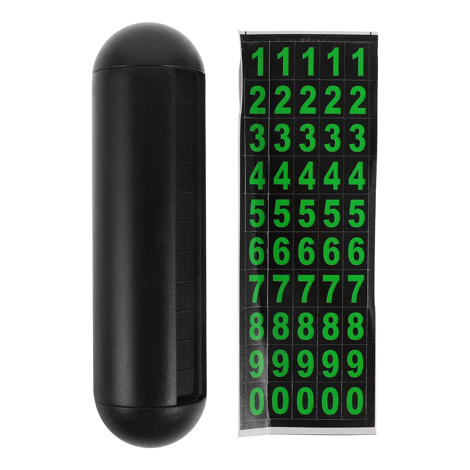 

Glow In Dark Phone Luminous Temporary Parking Sign Durable Abs Material No Trace Adhesive Night Visibility