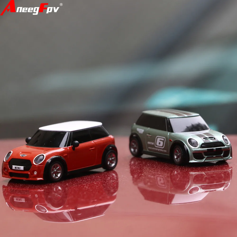 Turbo Racing 1:76 RC Colorful Car Mini Full  Proportional With Remote Electric RTR Kit Control Toys For Kids and Adults