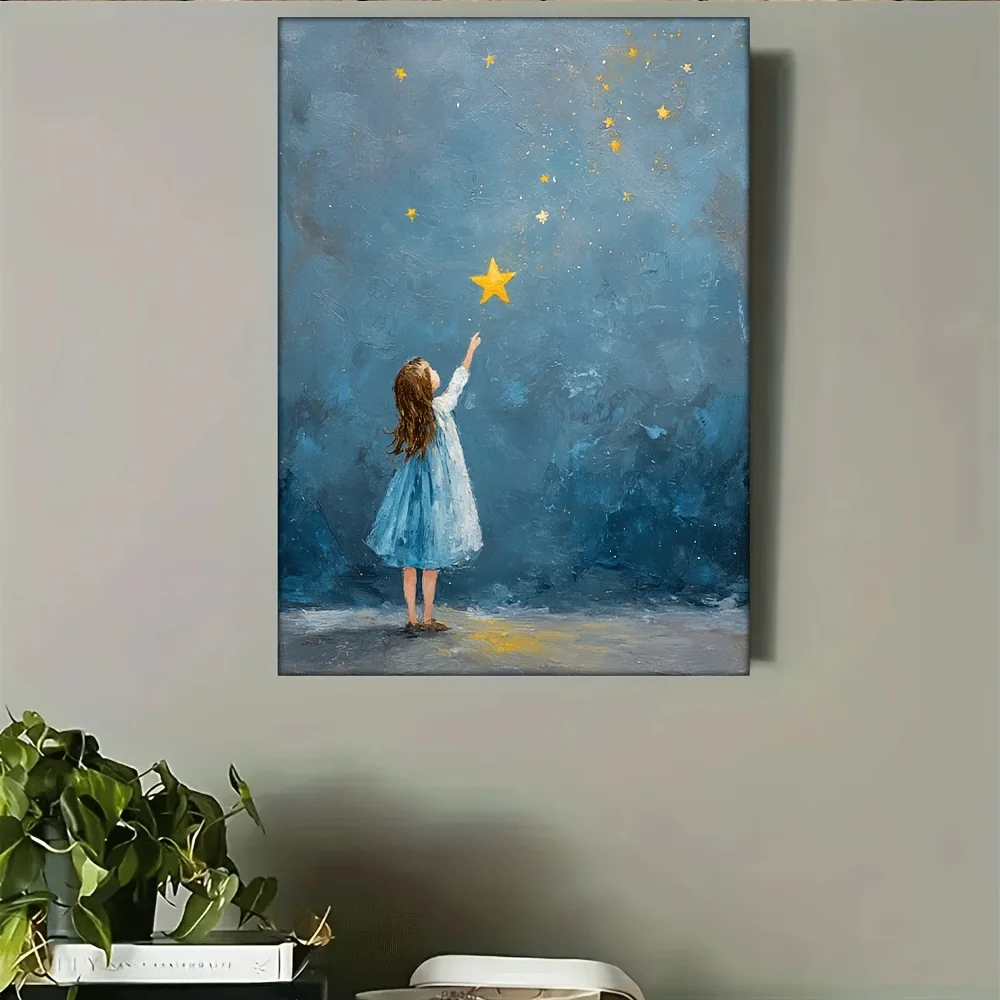 (No frame)2D Flat, 2d Flat Single Framed Piece, 12X 16inch[2D Flat] High-definition Oil Painting Series, 