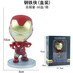 Anime Figures Thor Avengers Infinity War Action Figures Hulk Spider Man Collectable Doll Model Kids Toy For Birthday Gift